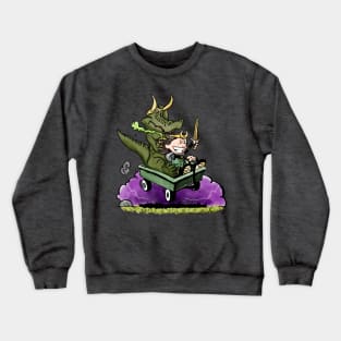 Kid Lokalvin and Hobbesigator Crewneck Sweatshirt